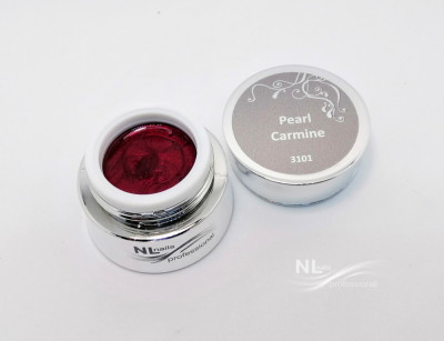 UV, LED perleťový barevný gel PEARL CARMINE