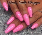 UV, LED barevný gel Barbie Pink